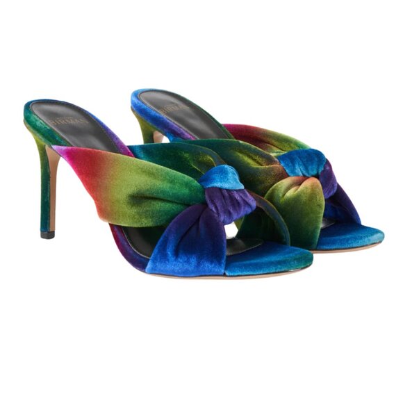 Alexandre Birman Kacey Velvet Sandal 85 – Size IT 39.5 - Picture 2 of 10